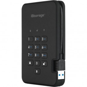   iStorage diskAshur 2 USB 3.1 2TB Phantom Black (IS-DA2-256-2000-B) 3