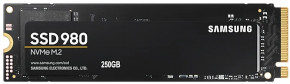   SSD M.2 Samsung 980 PRO 250GB NVMe PCIe Gen 3.0 x4 2280 (MZ-V8V250BW)