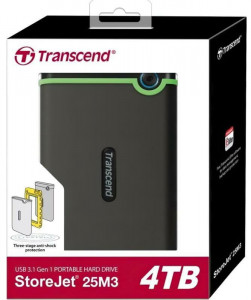    TRANSCEND 4TB TS4TSJ25M3S USB 3.1 StoreJet 2.5 M3S 7