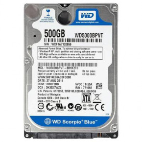     Western Digital 2.5 500GB  (WD5000BPVX)