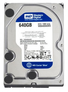   Western Digital 7200 SATA 640GB 16MB WD6400AAKS Ref