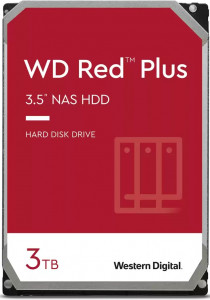   WD 3.5 SATA 3.0 3TB 5400 64MB Red Plus NAS (WD30EFZX)