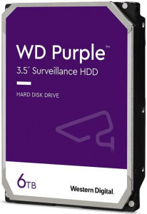   WD 3.5 SATA 3.0  6TB  5400 128MB Purple Surveillance (WD62PURZ)