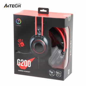  A4Tech G200 Bloody (Black+Red) 7