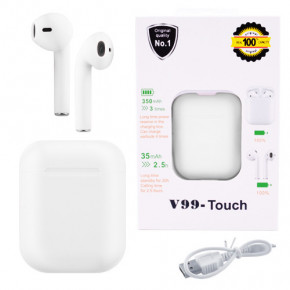  bluetooth- V99-Touch white (7747)