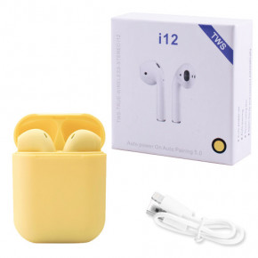  bluetooth- i12 5.0 yellow (6573)