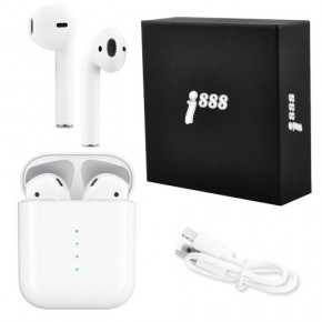  bluetooth- i888 5.0 white (6592)