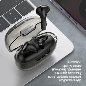  Bluetooth- olorWay Slim TWS-2 Earbuds Black (CW-TWS2BK) (13)