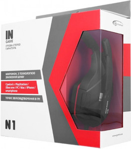  Gemix N1 Gaming Black-Red 7