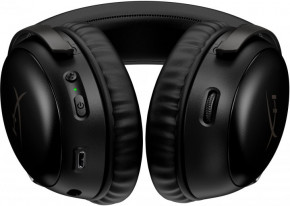   HyperX Cloud III WL USB-A/USB-C Black (77Z45AA) (4)