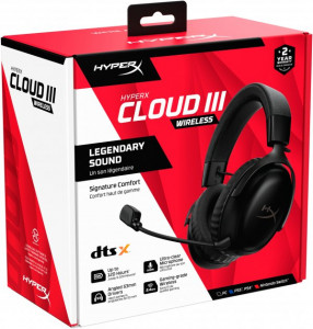   HyperX Cloud III WL USB-A/USB-C Black (77Z45AA) (8)