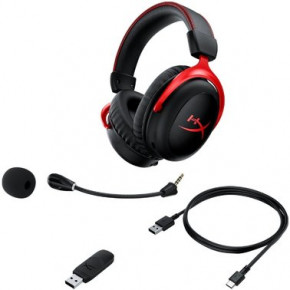  HyperX Cloud II Wireless Black-red (4P5K4AA) 7