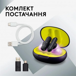 ��������� Logitech FITS True Wireless Gaming Earbuds White (985-001183) 10