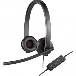  Logitech H570e Headset Stereo USB (981-000575) (WY36dnd-111373) 3