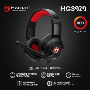  Marvo HG8929 Black/Red 6