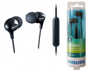  Philips SHE3555 In-ear Mic Black (JN63SHE3555BK/00)