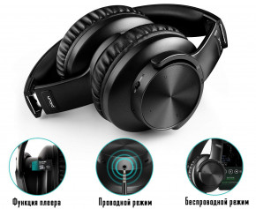  Bluetooth Picun B8    Black 5