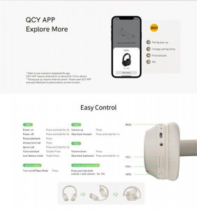 Bluetooth- QCY H2 Pro White_ 5