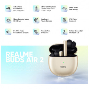 TWS- Realme Buds Air 2 RMA2003 gold 5