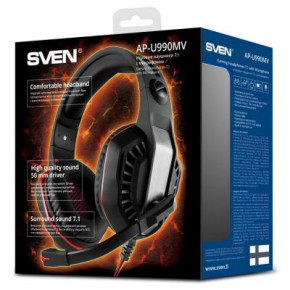  SVEN AP-U990MV black-red (WY36dnd-206683) 10