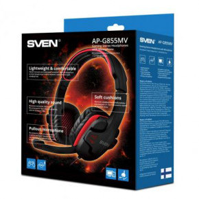  SVEN AP-G855MV black-red 6