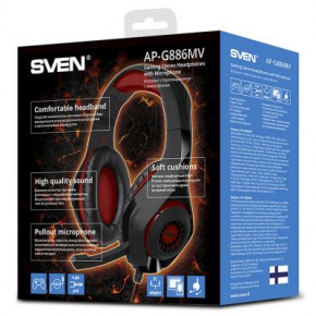  SVEN AP-G886MV black-red (AP-G886MV) 6