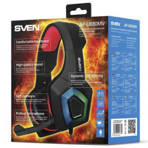  SVEN AP-U880MV black-red 4