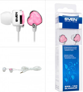  Sven SEB-150 GD-1500 Glamour White-Pink 3