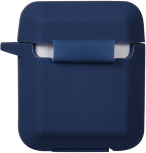  TOTO Plain Ling Angle Case AirPods Midnight Blue 3