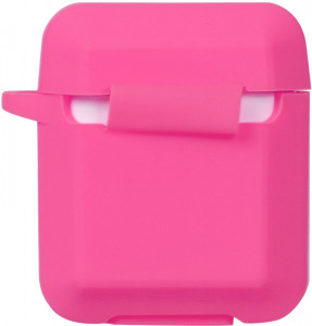  TOTO Plain Ling Angle Case AirPods Rose Red 4