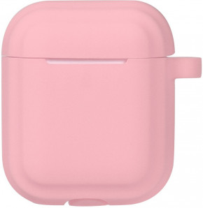  TOTO Plain Cover With Stripe Style Case AirPods Pink 3