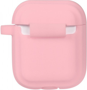  TOTO Plain Cover With Stripe Style Case AirPods Pink 4