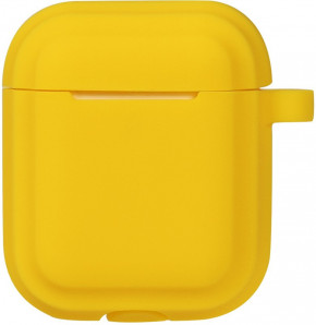  TOTO Plain Cover With Stripe Style Case AirPods Yellow 4