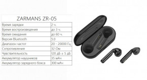  Bluetooth    Zarmans ZR-05 Black 6