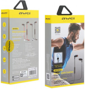  Awei B990BL Bluetooth Earphones Black 4