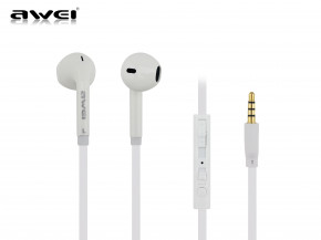  Awei ES15hi with mic White