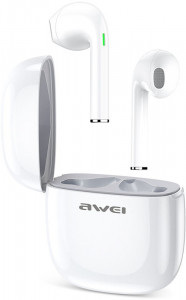  AWEI T28 TWS Bluetooth Earphones White #I/S