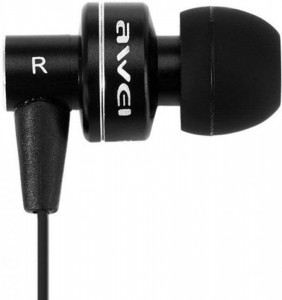  AWEI ES900i Wired Earphones Black 4