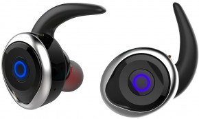  AWEI T1 Twins Earphones Black-Silver #I/S