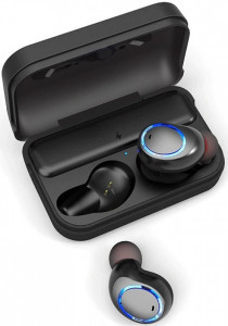  AWEI T3 Twins Earphones Black 4