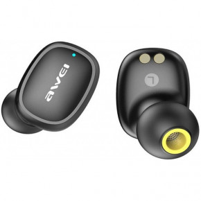  Bluetooth  Awei T13 TWS Black 4