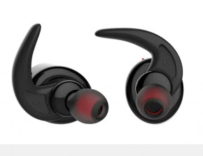   Bluetooth Awei T1 Twins Earphones Black (ZE35008540) 4