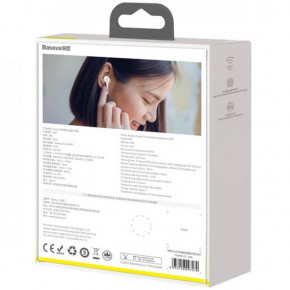    Bluetooth Baseus W07 White 4