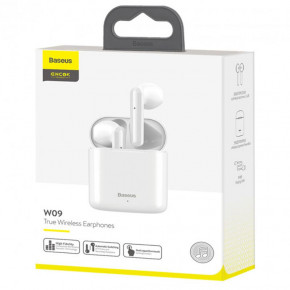    Bluetooth Baseus W09 White 5