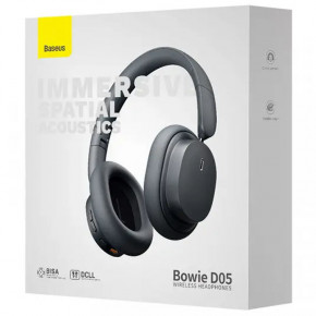    Baseus Bowie D05 Wireless Headphones (NGTD02021) Grey 6