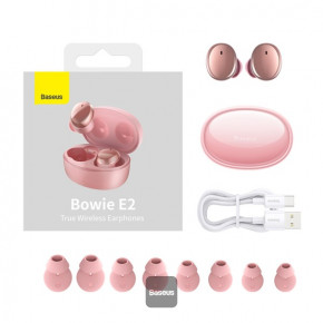   Baseus  Bluetooth 5.2 Pink (NGTW090004) (6)