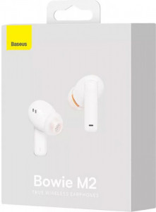  Baseus True Wireless Earphones Bowie M2 White 6