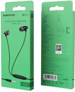  Borofone BM25 Sound 3.5  mini-Jack Black BM25B 3