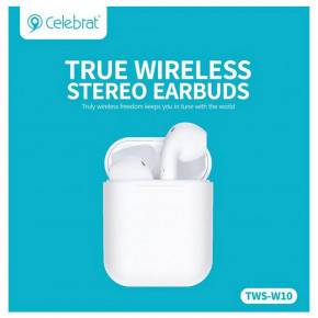  Celebrat W10 TWS Bluetooth V5.0 White 3