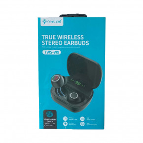  Celebrat W9 TWS Bluetooth V5.0 Black